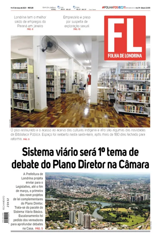 Imagem ilustrativa da imagem Capa 11/03/2023