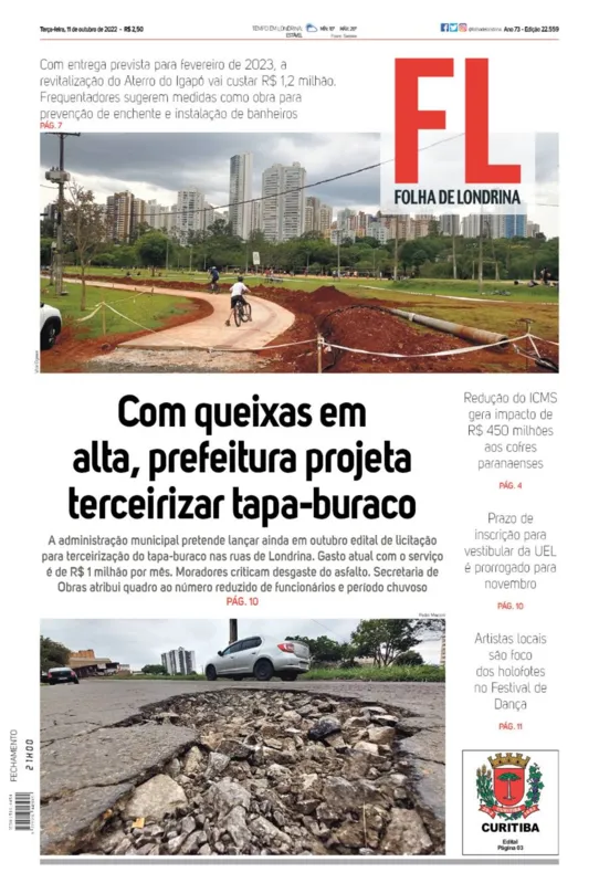 Imagem ilustrativa da imagem Capa 11/10/2022