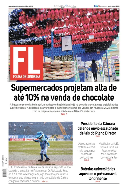 Imagem ilustrativa da imagem Capa 13/02/2023