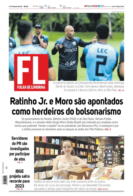 Imagem ilustrativa da imagem Capa 14/01/2023