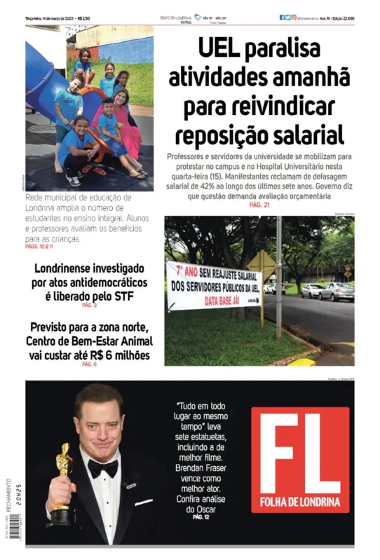 Imagem ilustrativa da imagem Capa 14/03/2023