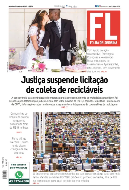 Imagem ilustrativa da imagem Capa 15/09/2022