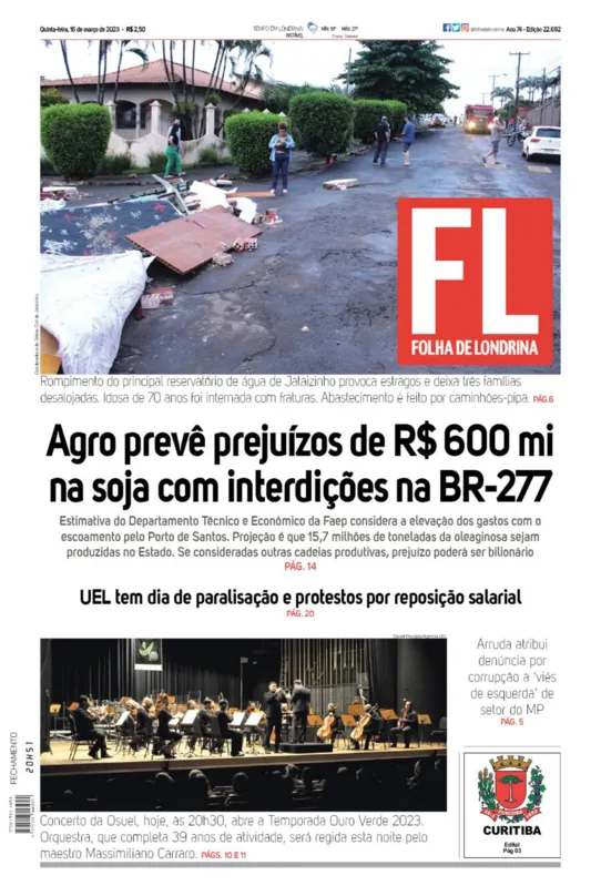 Imagem ilustrativa da imagem Capa 16/03/2023