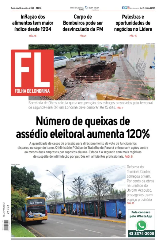 Imagem ilustrativa da imagem Capa 20/10/2022