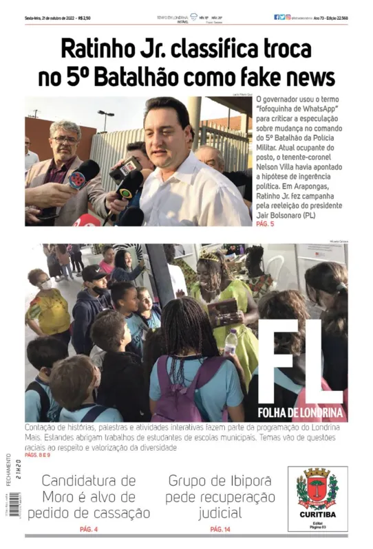 Imagem ilustrativa da imagem Capa 21/10/2022