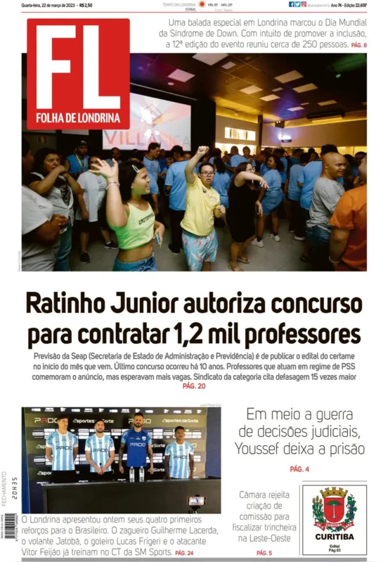 Imagem ilustrativa da imagem Capa 22/03/2023