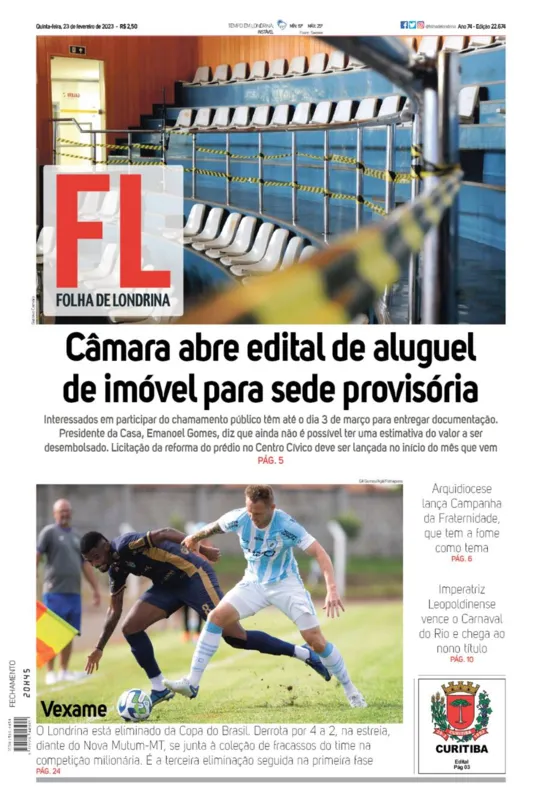 Imagem ilustrativa da imagem Capa 23/02/2023