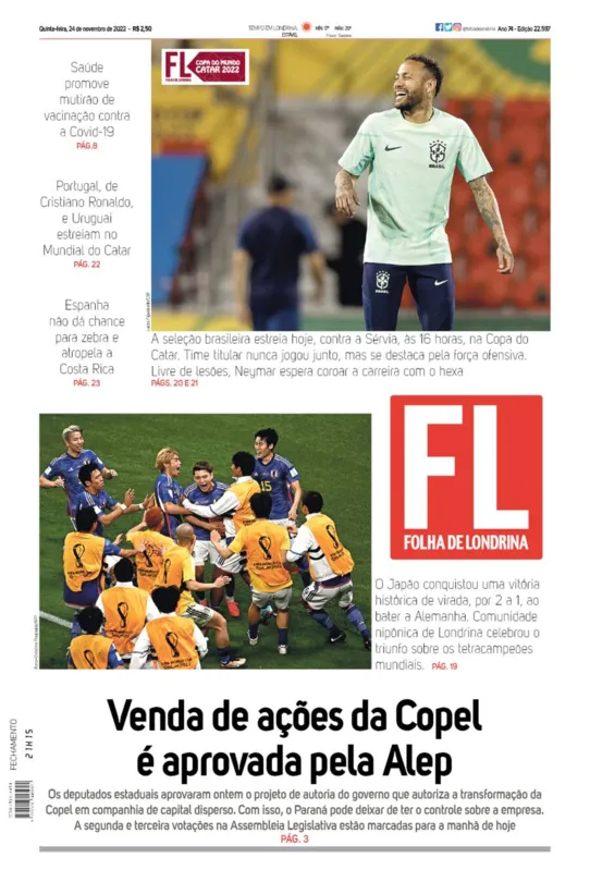 Imagem ilustrativa da imagem Capa 24/11/2022