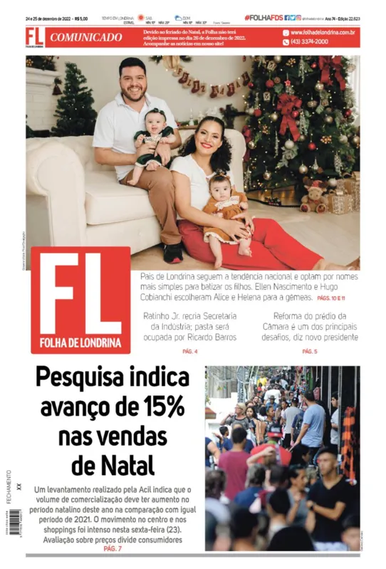 Imagem ilustrativa da imagem Capa 24/12/2022