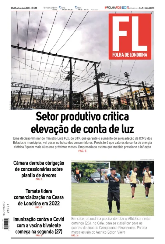 Imagem ilustrativa da imagem Capa 25/02/2023