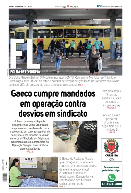 Imagem ilustrativa da imagem Capa 25/10/2022