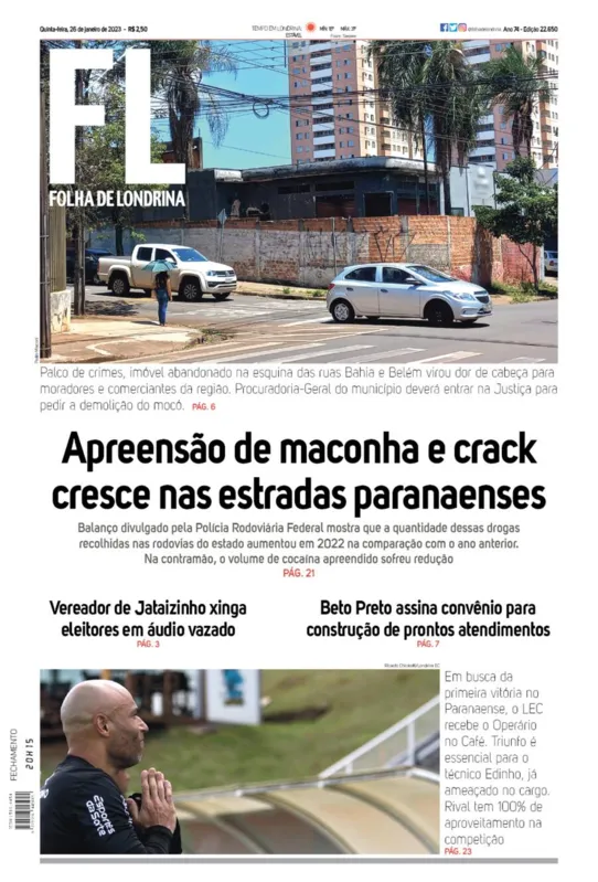 Imagem ilustrativa da imagem Capa 26/01/2023