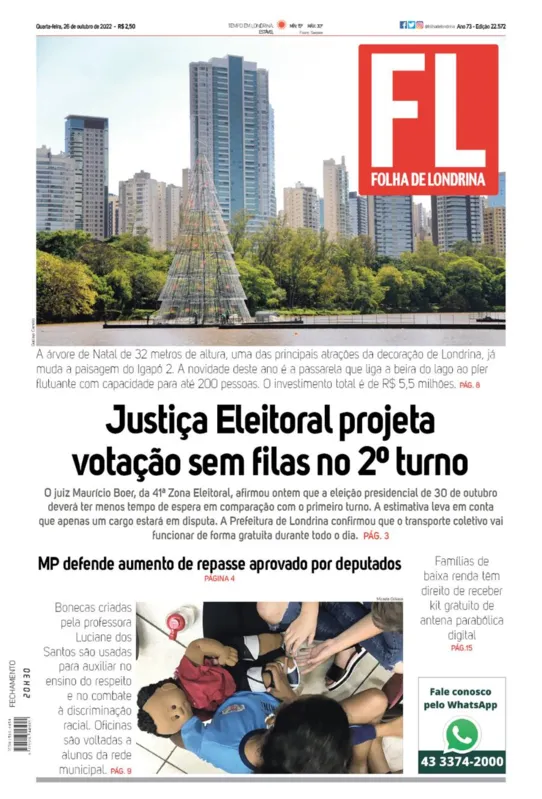 Imagem ilustrativa da imagem Capa 26/10/2022