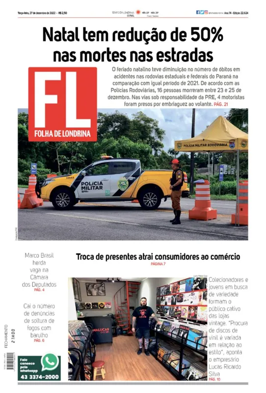 Imagem ilustrativa da imagem Capa 27/12/2022