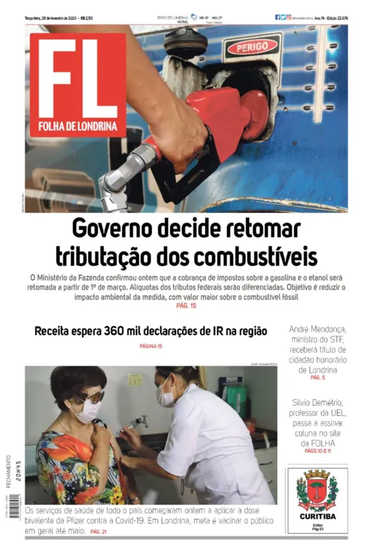 Imagem ilustrativa da imagem Capa 28/02/2023