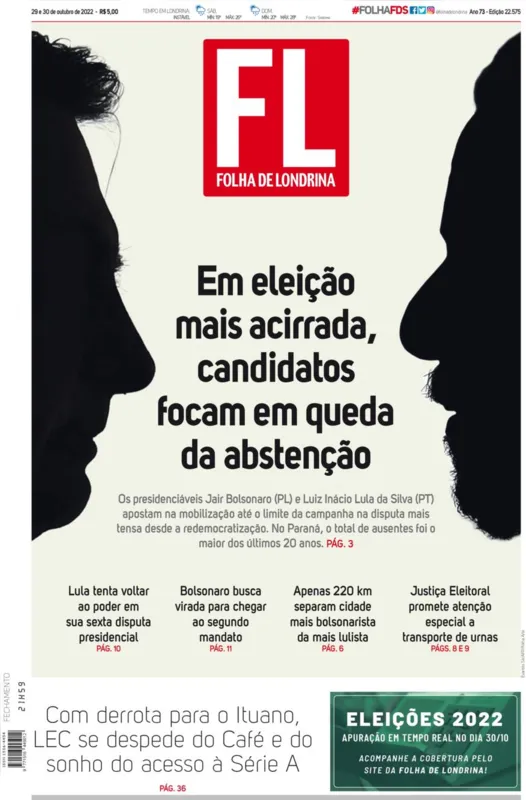 Imagem ilustrativa da imagem Capa 29/10/2022