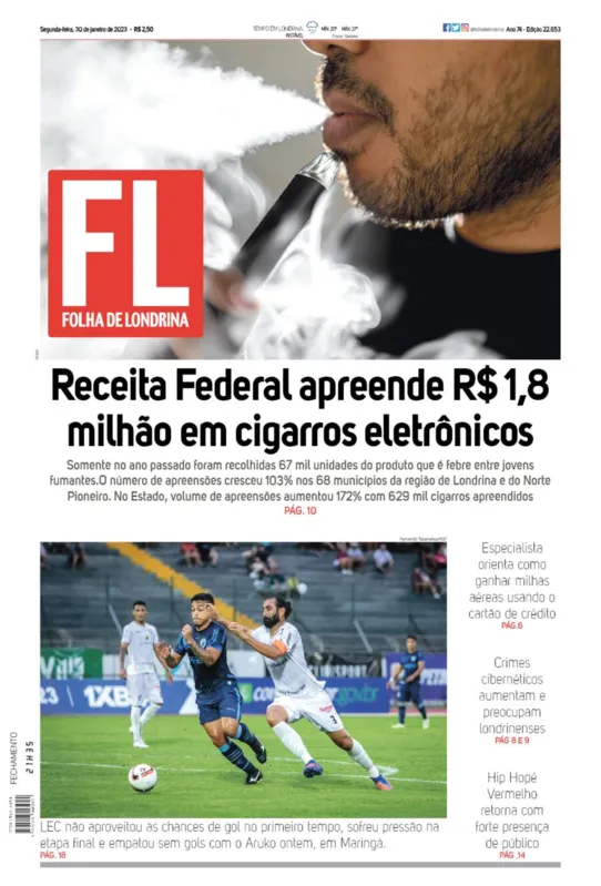 Imagem ilustrativa da imagem Capa 30/01/2023