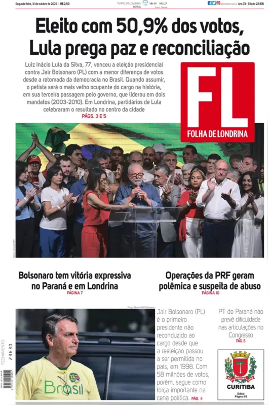 Imagem ilustrativa da imagem Capa 31/10/2022