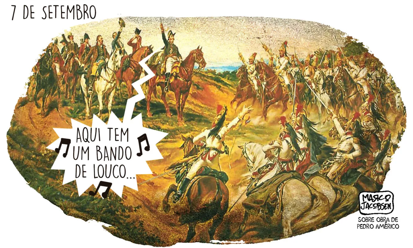 Imagem ilustrativa da imagem Charge  07/09/2022