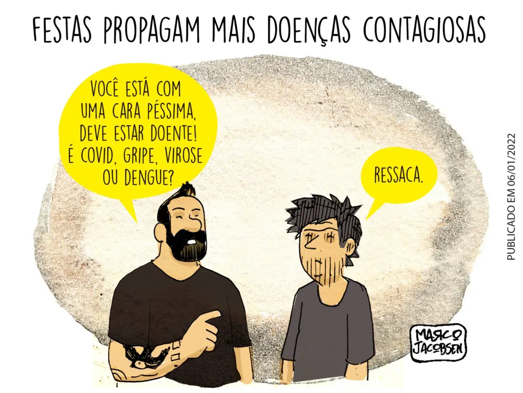 Imagem ilustrativa da imagem Charge 20/02/2023