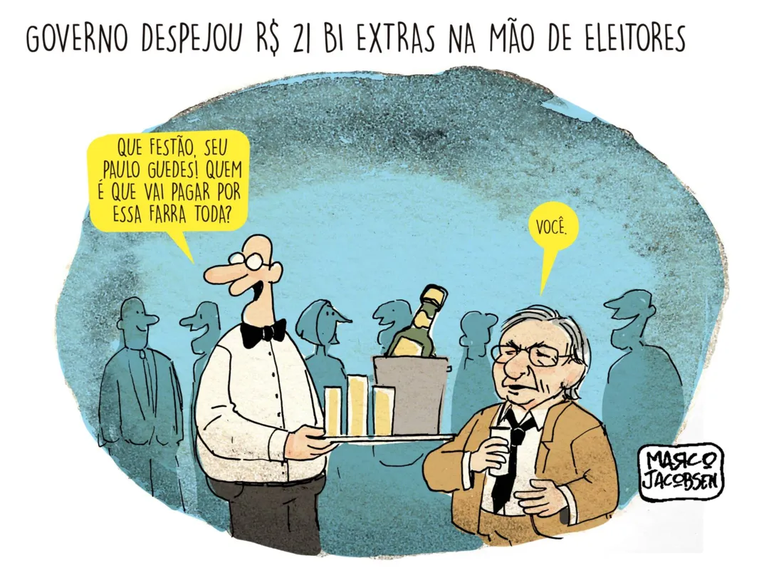 Imagem ilustrativa da imagem Charge 22/10/2022