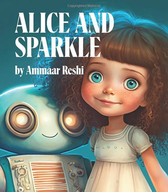 'Alice and Sparkle': primeiro livro escrito e ilustrado por ferramentas de inteligência artificial foi lançado por Ammar Reshi. Ele pode realmente ser considerado o autor?