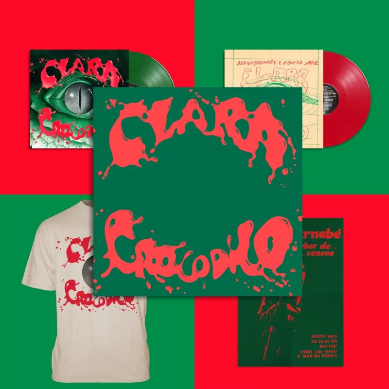 Além do álbum em vinil, o lançamento tem também uma edição box especial que contém faixas inéditas de ‘Clara Crocodilo’, camiseta, pôster, fotos e uma HQ especial de Luis Gê, que conta a história do personagem que inspirou a música