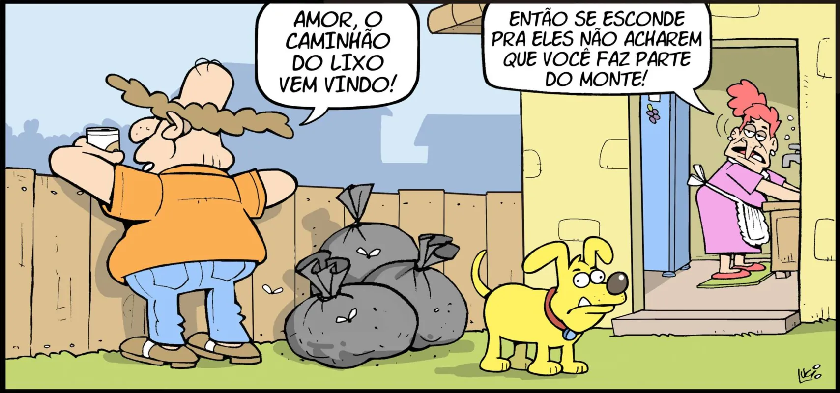 Imagem ilustrativa da imagem Comece a quinta-feira com humor com as tirinhas