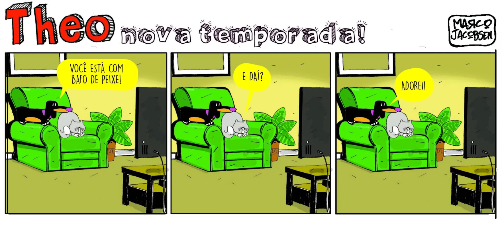 Imagem ilustrativa da imagem Comece a quinta-feira com humor com as tirinhas