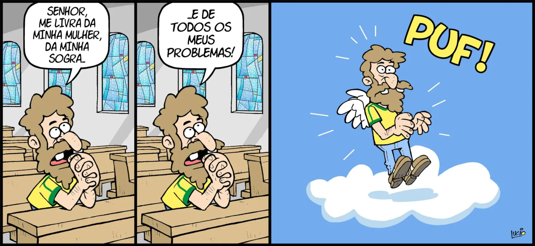 Imagem ilustrativa da imagem Comece a quinta-feira com uma dose de humor