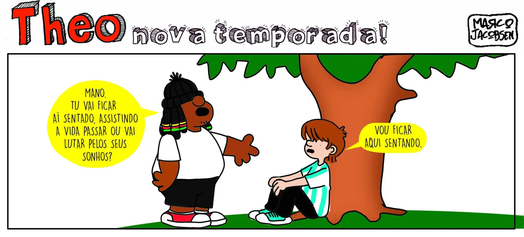 Imagem ilustrativa da imagem Comece a quinta-feira com uma pitada de humor