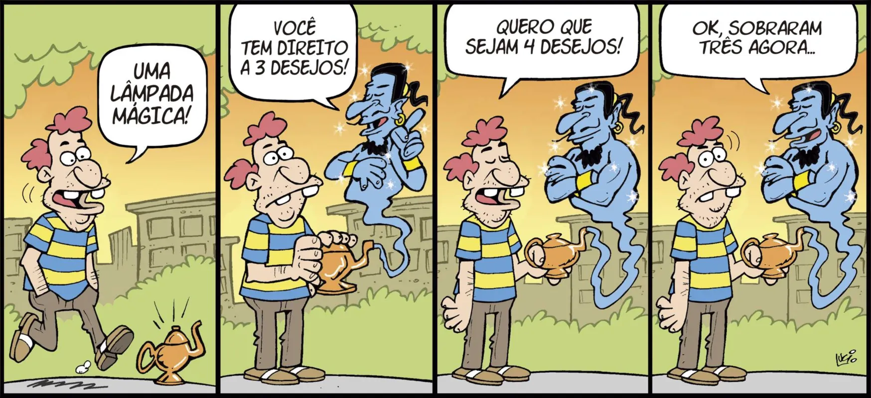 Imagem ilustrativa da imagem Comece a segunda-feira com humor com as tirinhas