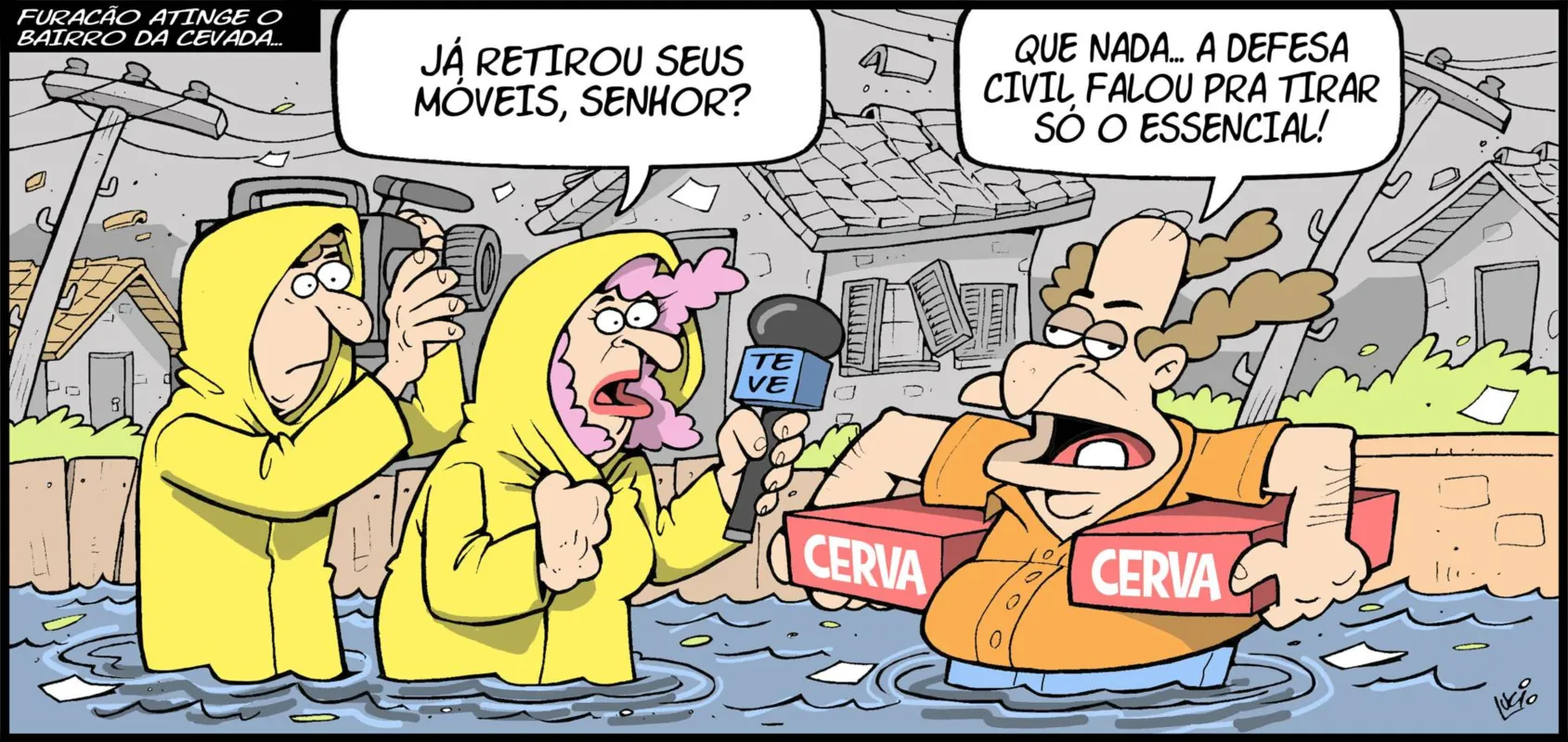Imagem ilustrativa da imagem Comece a sexta-feira com humor com Theo e Edibar