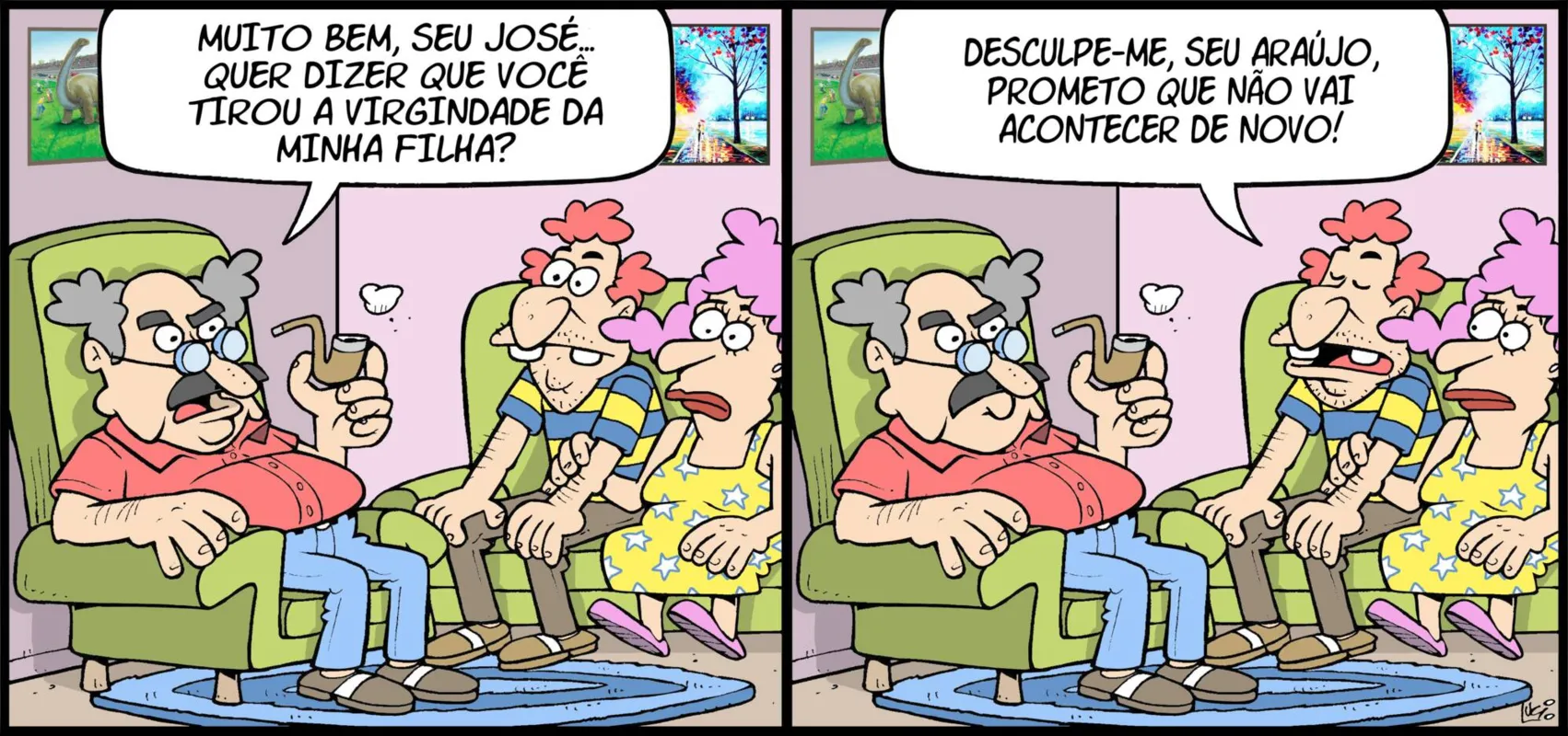 Imagem ilustrativa da imagem Comece a terça-feira com humor com as tirinhas