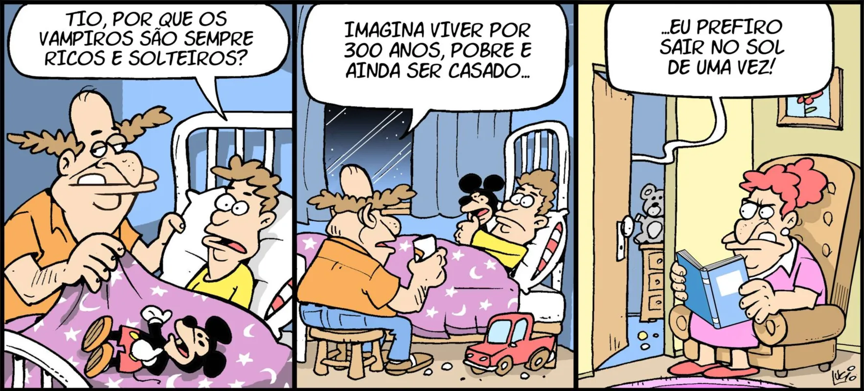 Imagem ilustrativa da imagem Comece o fim de semana com humor com as tirinhas