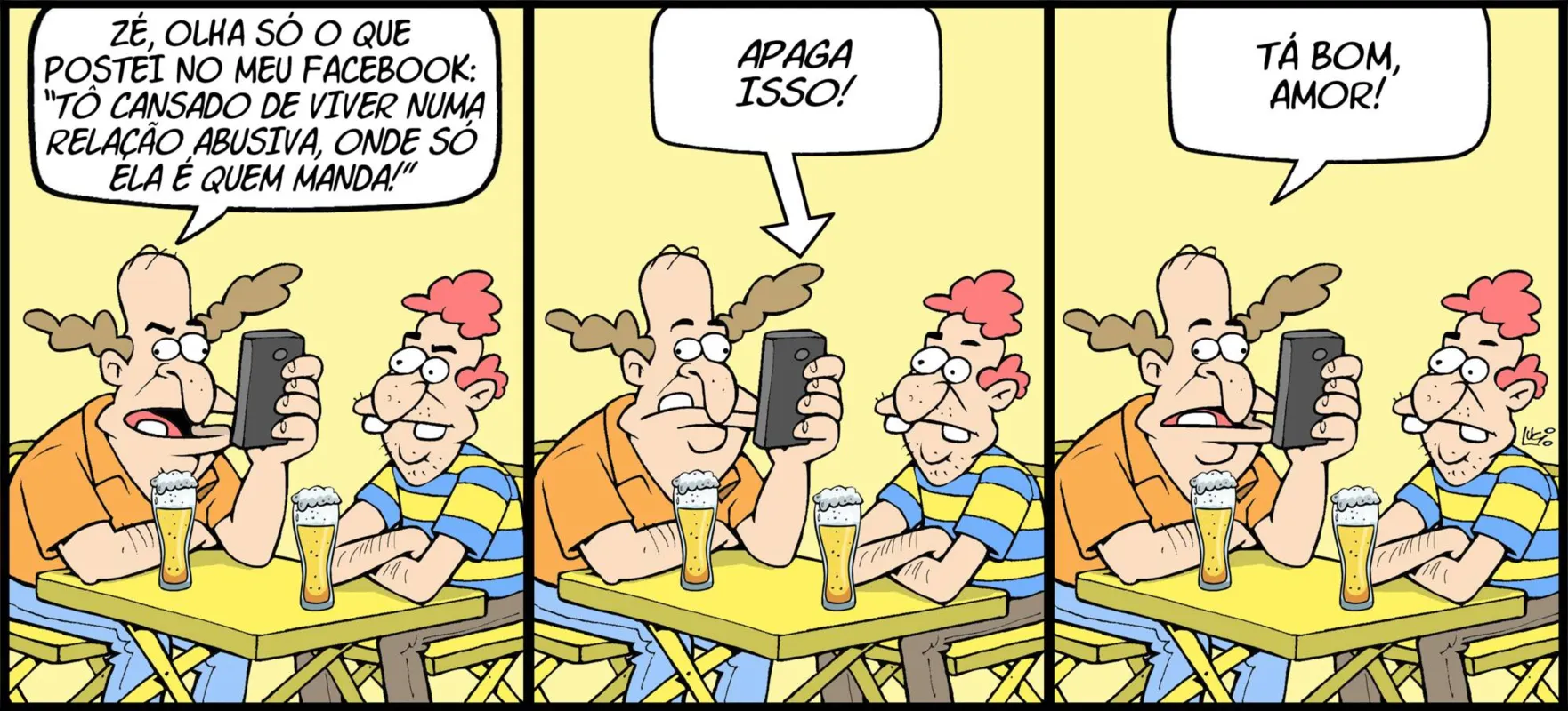 Imagem ilustrativa da imagem Comece o fim de semana com humor com as tirinhas
