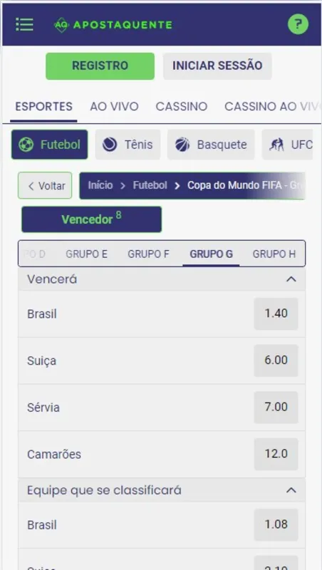 Imagem ilustrativa da imagem Como apostar na Copa do Mundo com odds de 50.00