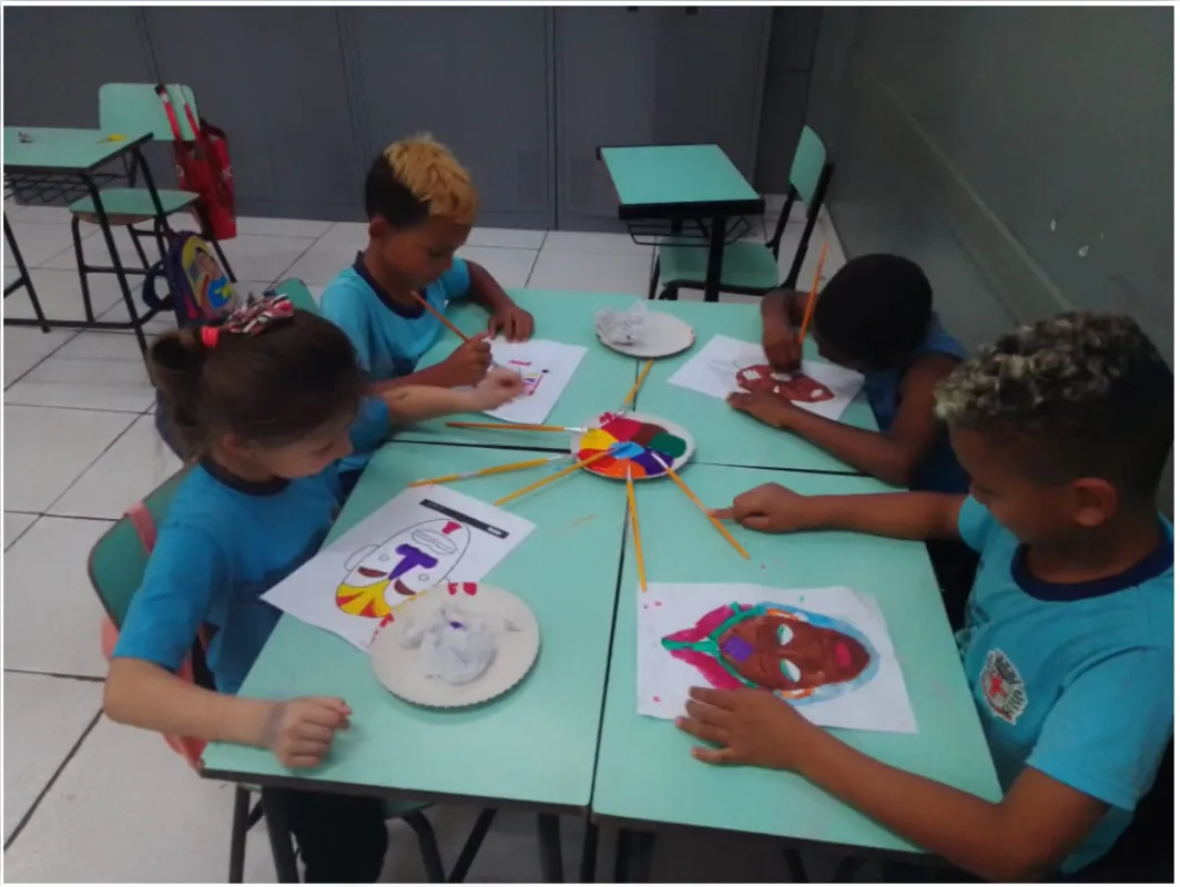Alunos da Escola Municipal Salim Aboriham aprenderam mais sobre o baobá, árvore considerada sagrada na cultura africana