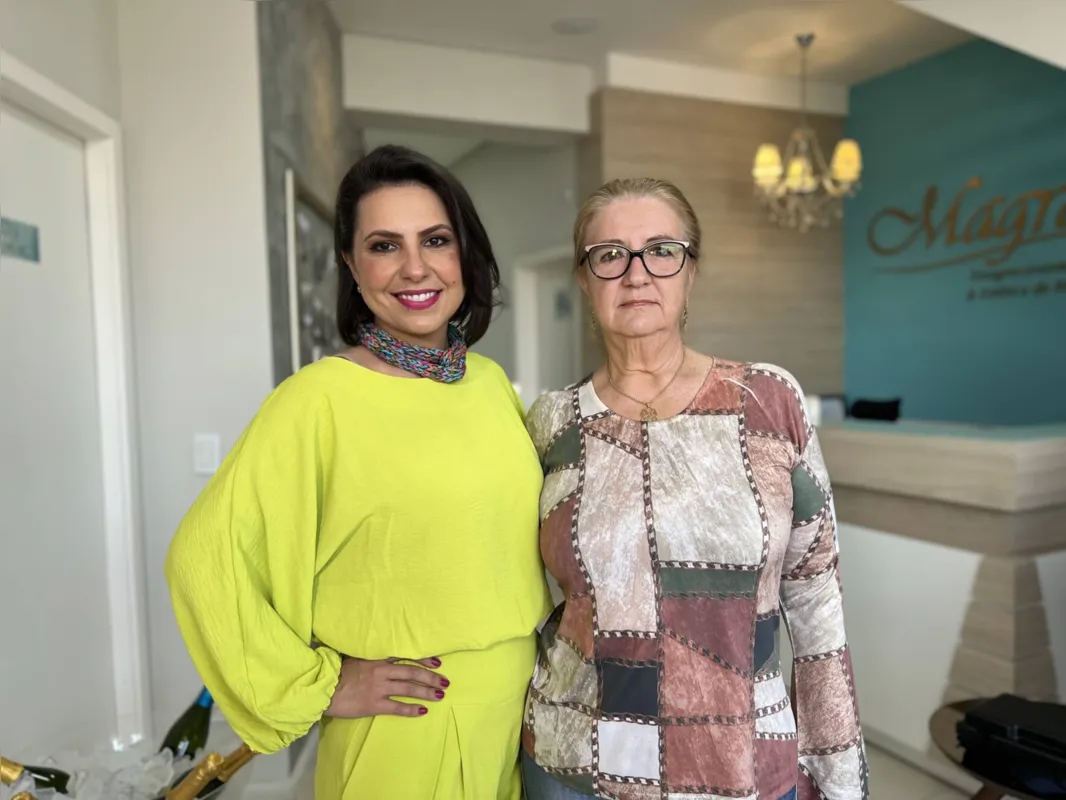 A anfitriã com Maria Genoveva Hildebrando, que viu sua vida se transformar: ela eliminou 35 quilos com o método Magrass