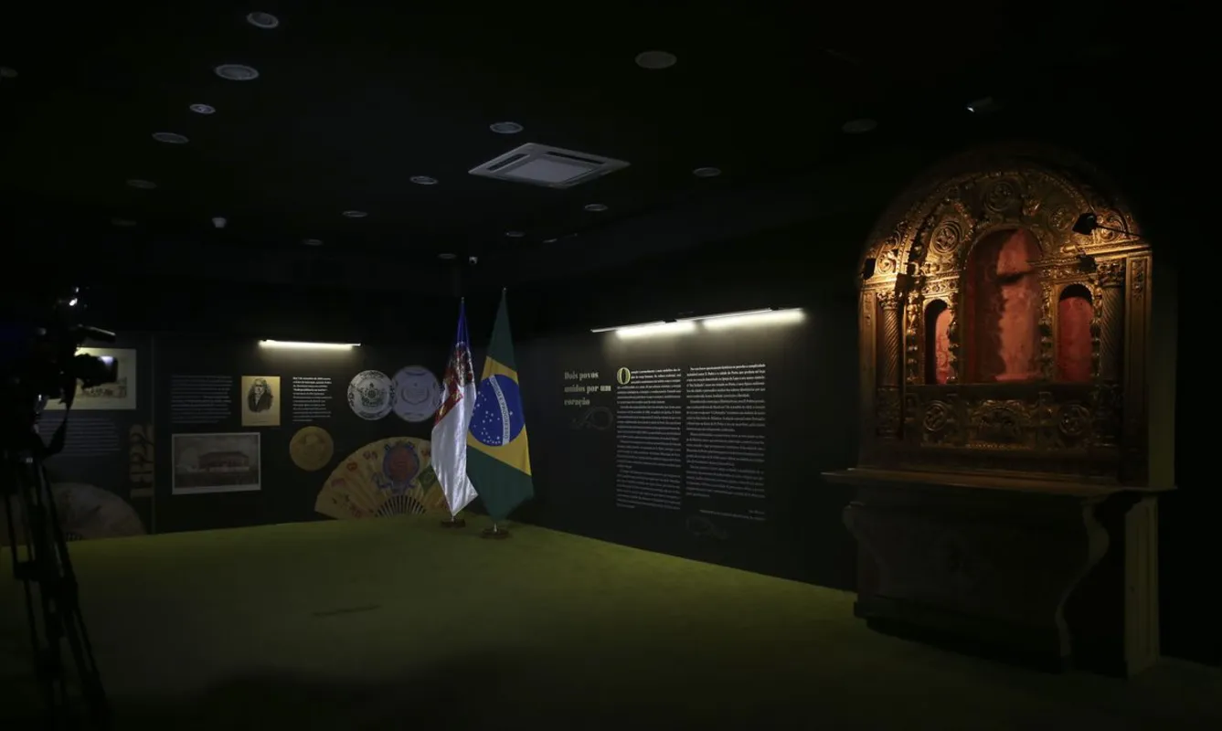 Imagem ilustrativa da imagem Coração de D. Pedro I chega ao país nesta segunda