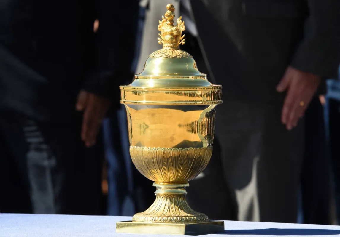 O órgão está imerso em um vaso de vidro cheio 
de formol, que o tem conservado desde 1834