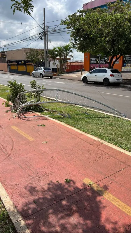 Imagem ilustrativa da imagem Decoração natalina na avenida Saul Elkind sofre vandalismo