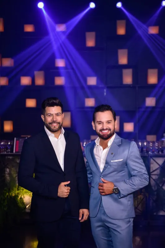 O aniversariante com Alex Almeida