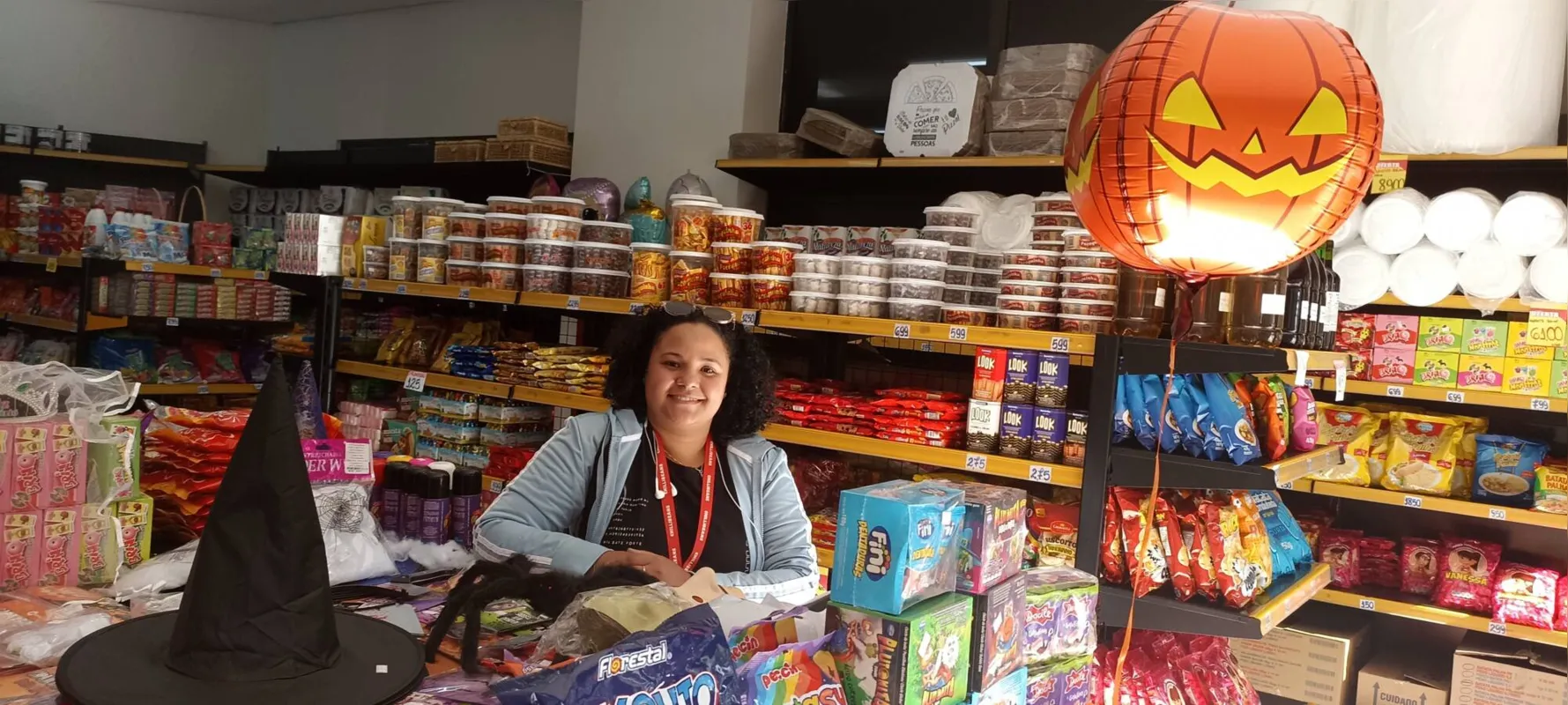 Gabriele Porto, gerente de loja de óculos: "Vamos decorar e oferecer doces para as crianças"