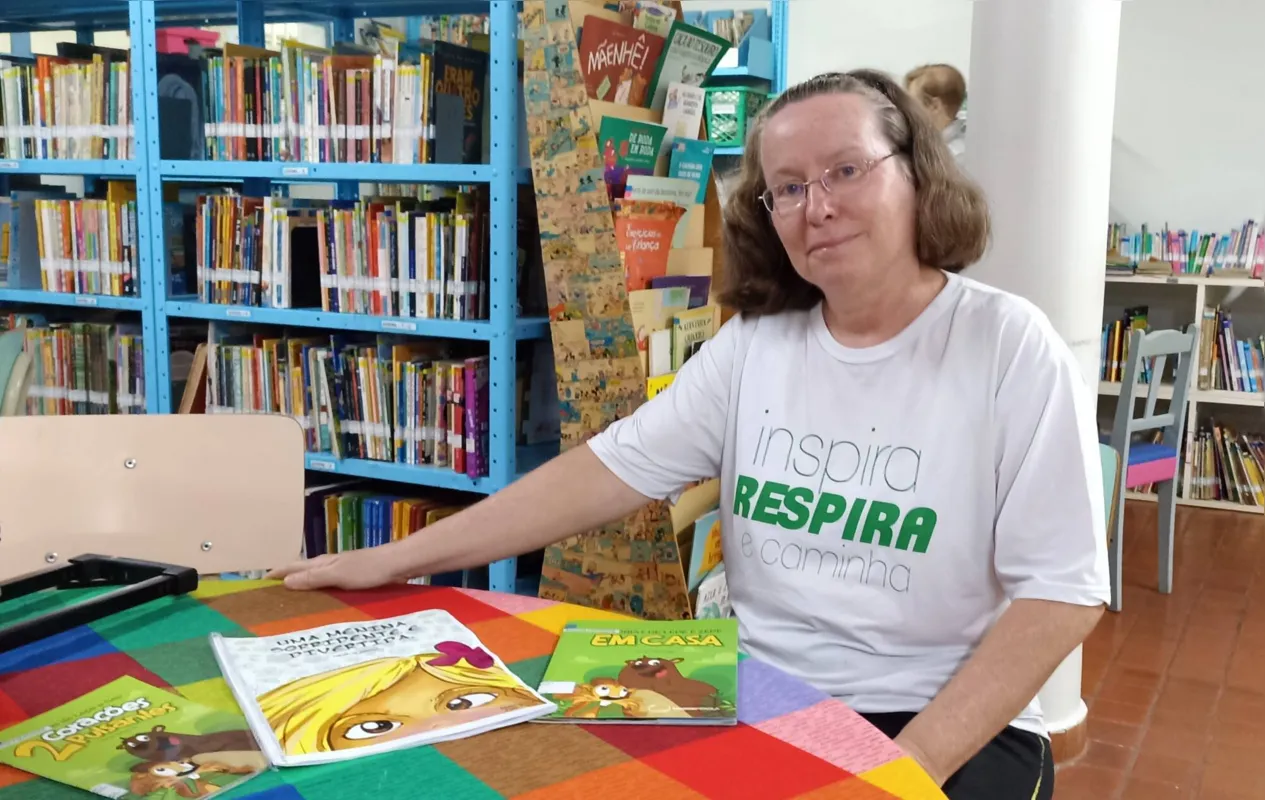 Vilma Rezende é escritora  contadora de histórias