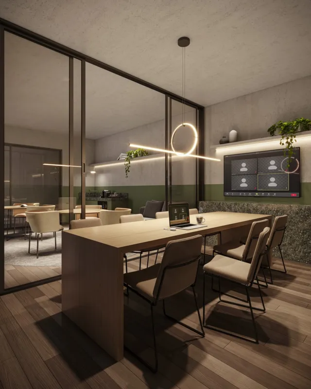 Espaço coworking encanta quem deseja fazer reuniões de trabalho sem precisar se afastar muito de casa: praticidade