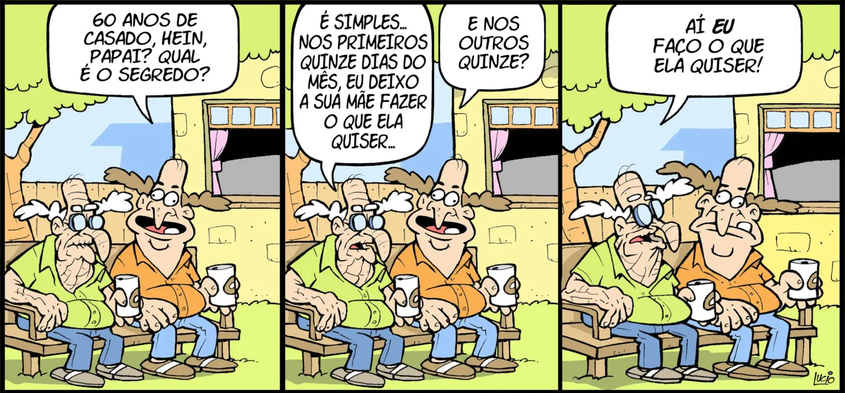 Imagem ilustrativa da imagem Divirta-se com as tirinhas de Edibar e Theo