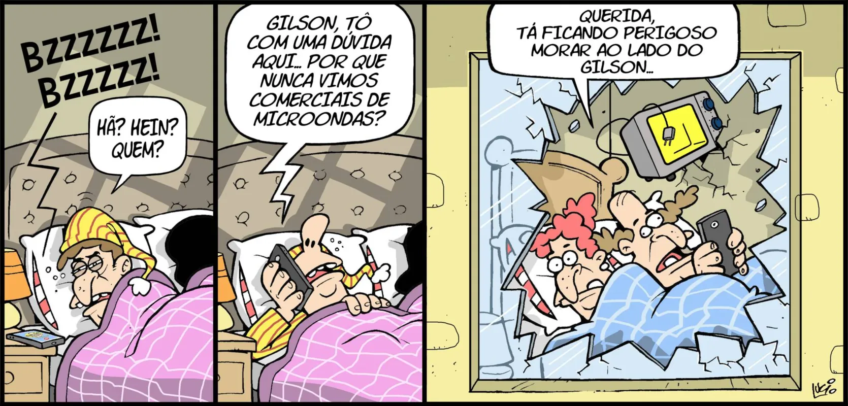 Imagem ilustrativa da imagem Divirta-se com as tirinhas do Theo e Edibar