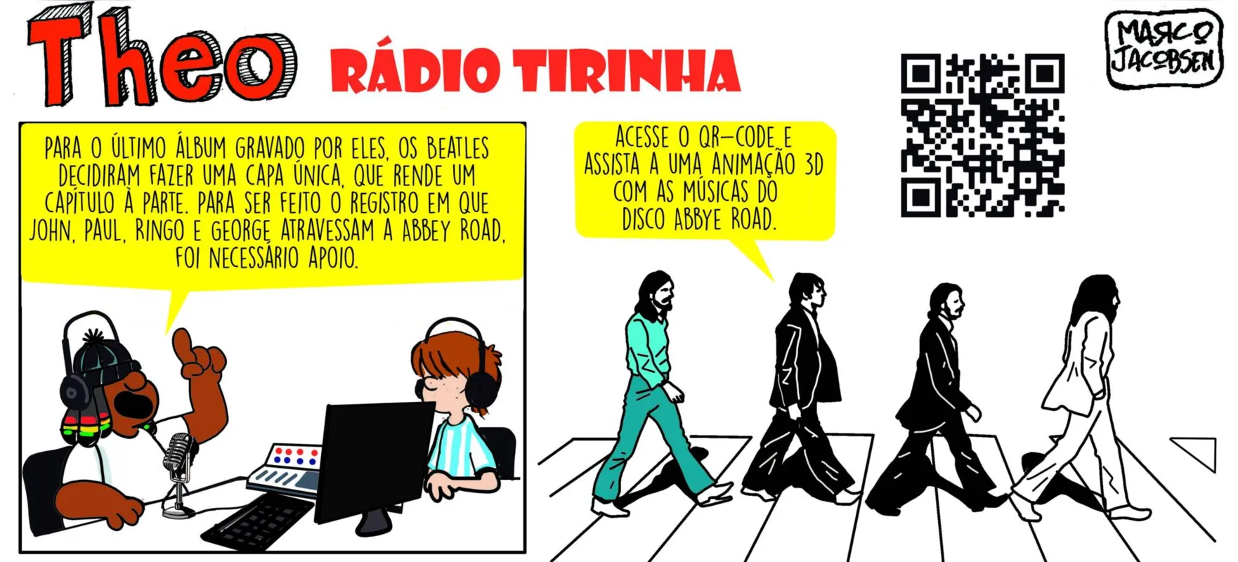 Imagem ilustrativa da imagem Divirta-se com os quadrinhos de Theo e Edi Bar