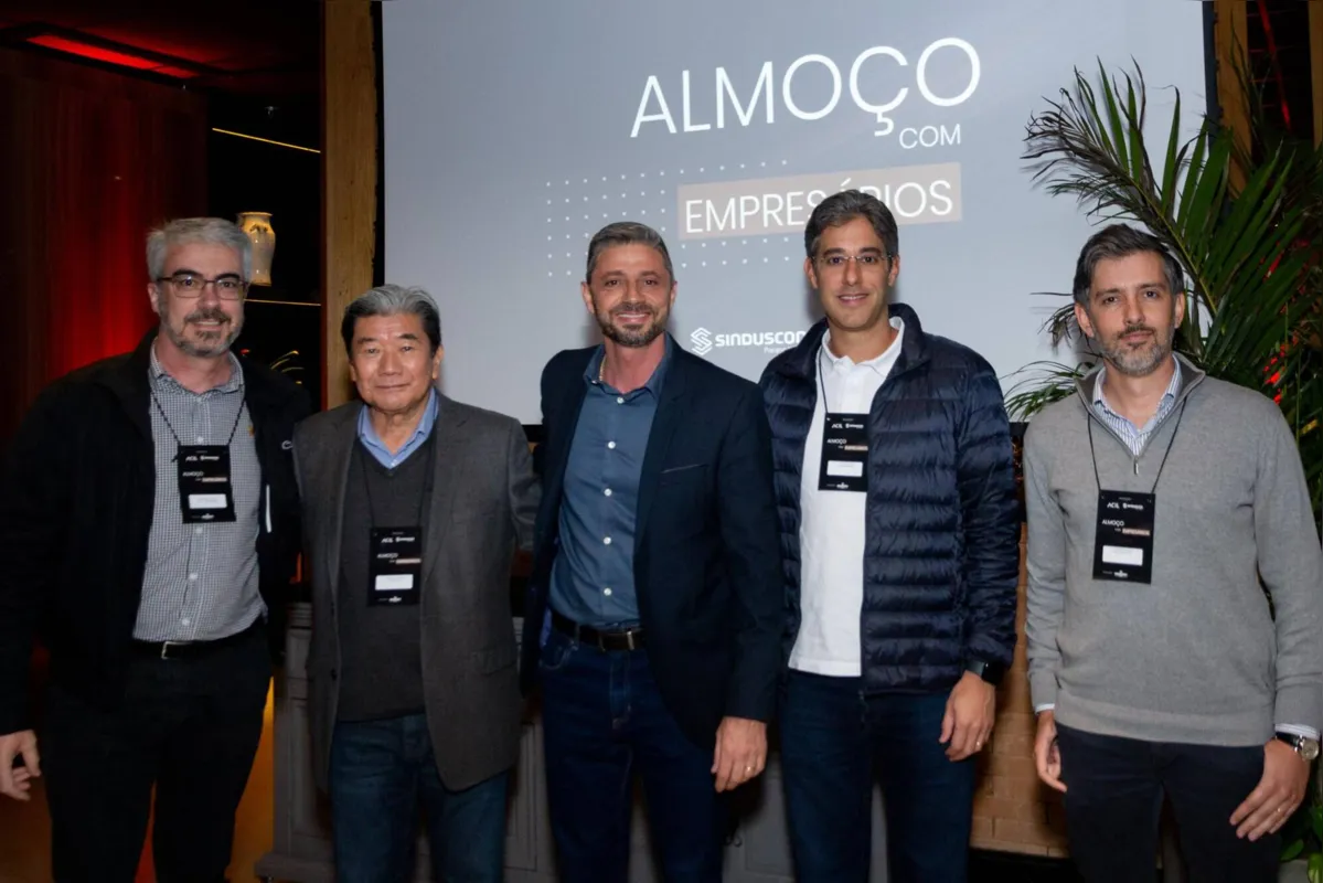 Haroldo Polizel, Jorge Hashimoto, Rodrigo Geara, Cesar Paiva e Evandro Bazan
